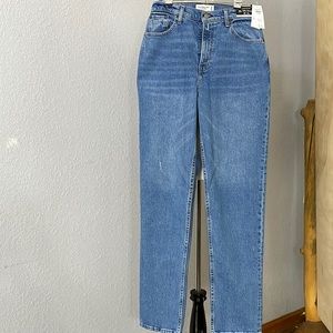 New Abercrombie and Fitch The ’90s Straight Ultra High Rise Jeans Sz 8 XL